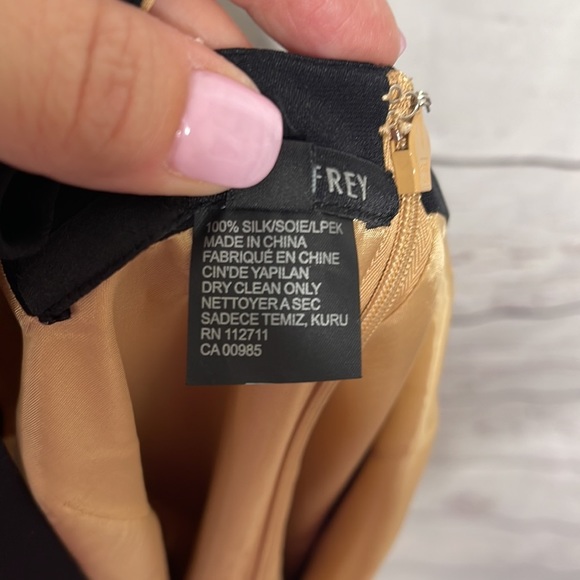 Jay Godfrey 100% Silk Color Block Dress Sz 6! - Picture 10 of 10